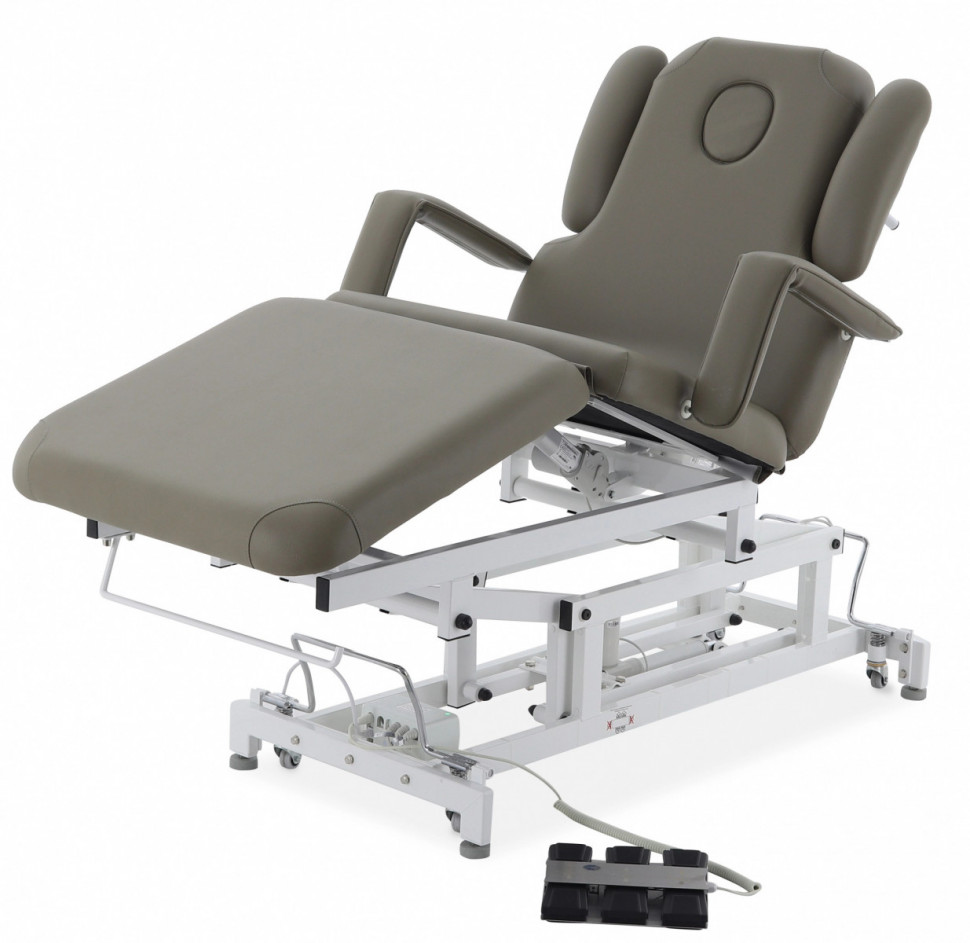 Массажный стол электрический MED-MOS ММКМ-2 (SE3.21.10Д) коричневый (Р)