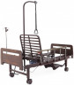Кровать для лежачих больных электр. Мед-Мос YG-2 ЛДСП Венге с матрасом